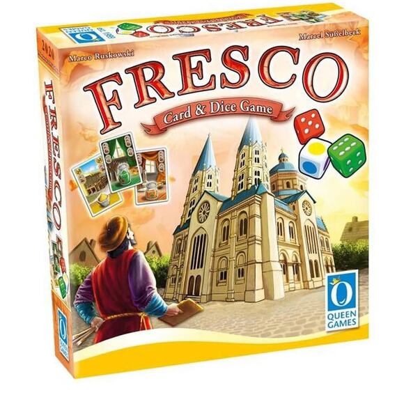 Queen Games QNG10563 Fresco Card & Dice Game - $49.99 MSRP - Picture 1 of 6